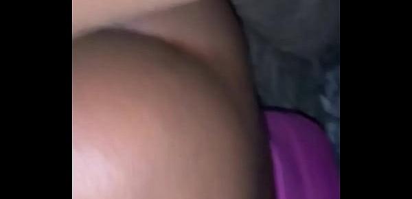  Fucking my thick black girlfriend with big boobs